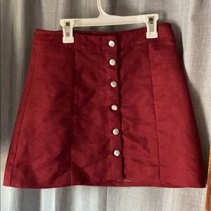 Divided button up skirt